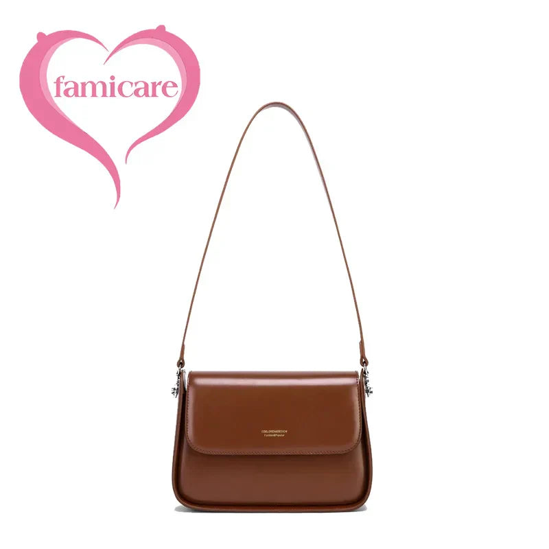 Women's Bag Female Elegant Saddle Shoulder Bag 2022