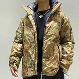 Thickened Men's Down Jackets Hooded Windproof Outdoor Warmth