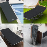 Camping Cot for Adults with Cushion Comfortable, Tent