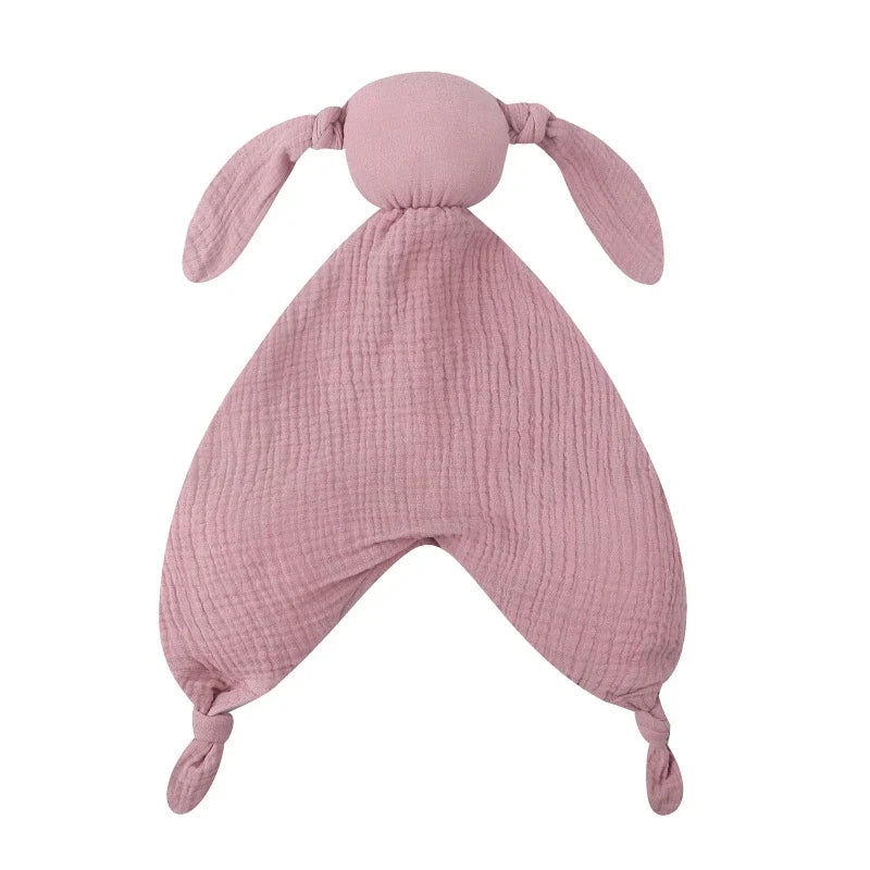 Pure Cotton Muslin Baby Bib Cute Goose Sleeping
