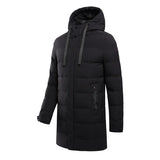 Winter Thick Warm Jacket Men Oversized Long Cotton