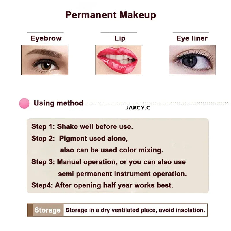 Lip Permablend Pigments Profesional Pmu Micropigmentation Pigments Makeup