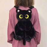 40cm Kawaii Plush Big Eyes Cat Toy Backpack