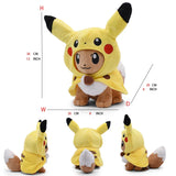12 Inch Pikachu Cosplay Eevee Pokemon Weighted Plush