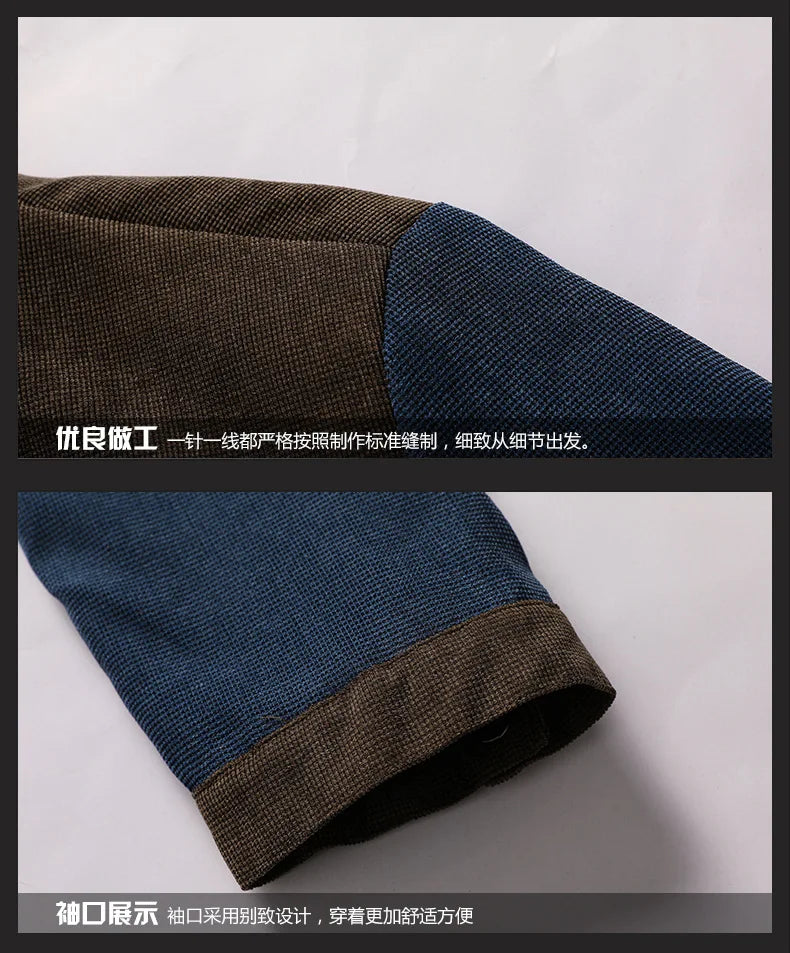 Mesh Pressed Cotton Jacket Men's Baseball jackets stand