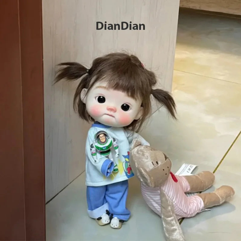 DianDi Dianmei Happy Smile Grievance Expression Head BJD
