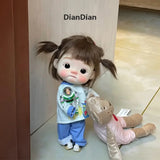 DianDi Dianmei Happy Smile Grievance Expression Head BJD