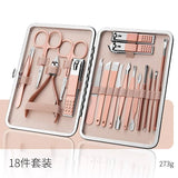 Manicure Set Professional Nail Clippers Kit Pedicure Care