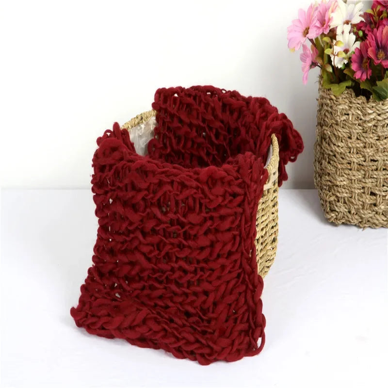 Newborn Photography Props Article Wool Blanket Baby Accessories