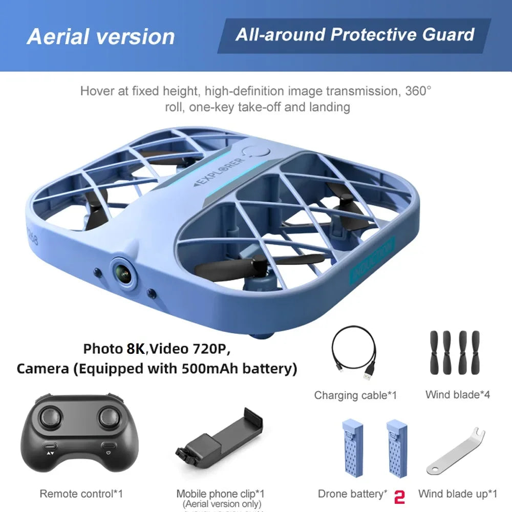 H107 RC Drone Wifi Fpv Drones Camera Hd
