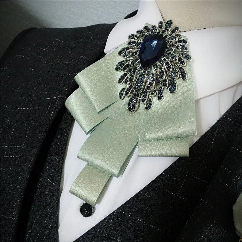 Men's Bow Tie Corsage Pocket Towel Sets British