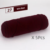 5 Pcs Cotton Select Yarn 17.63oz/500g, Light Worsted