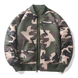 Double-side Jackets Men Camouflage Bomber Jacket Spring Autumn