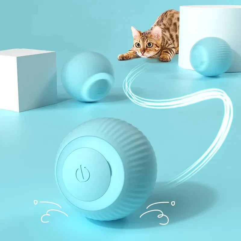 Electric Cat Ball Toys Automatic Rolling Smart Cat