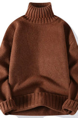 2023 Winter Mens Turtleneck Sweater Trend Thick Bottoming