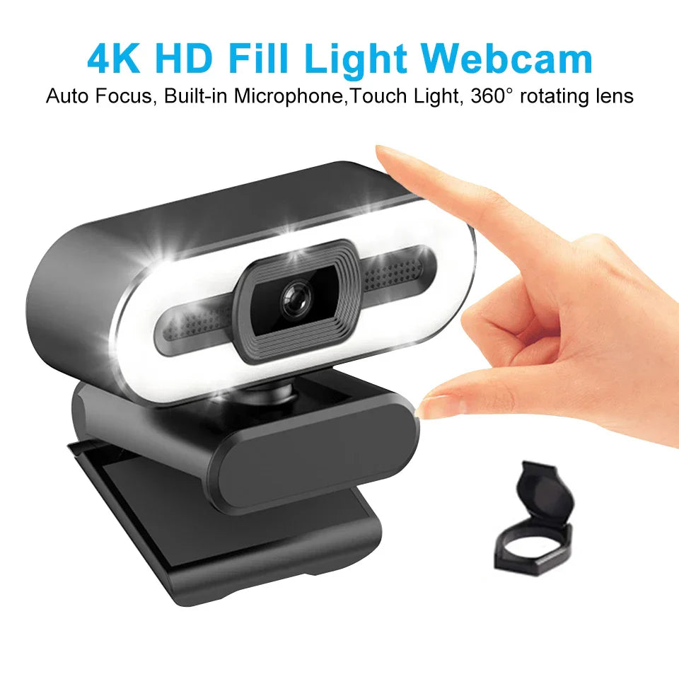 Portable Full HD 1080P 2K 4K Webcam PC