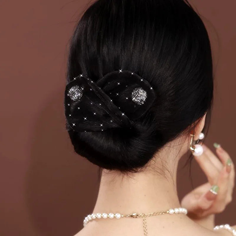 Magic Bow Hair Clip Style Braiding Tools Donut