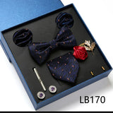Luxury Quality Tie Set With Necktie Bowtie Pocket