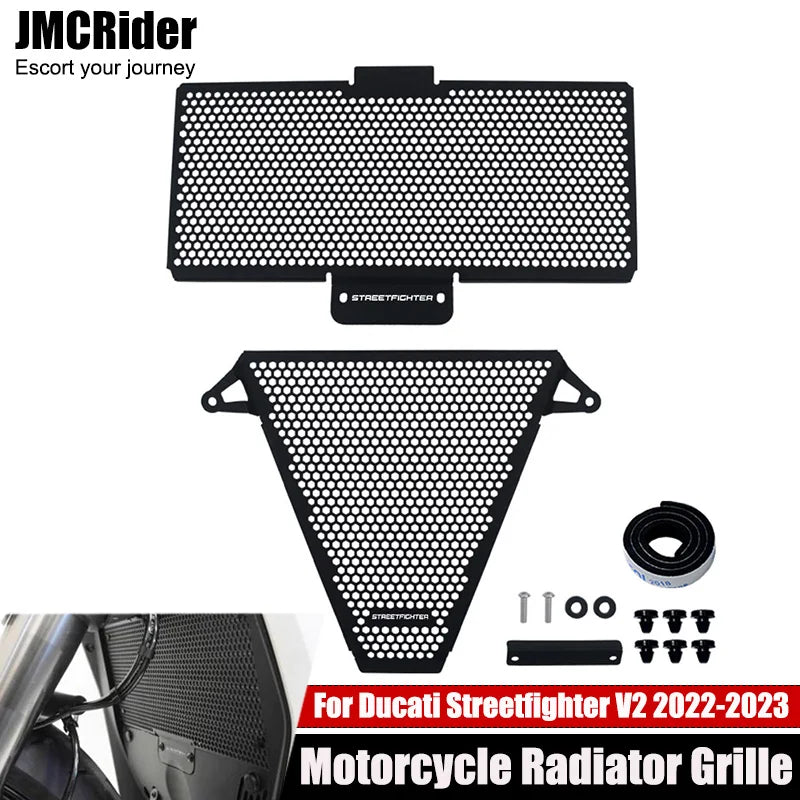 Motorcycle Radiator Guard Protector Grill Cover Grille Protection