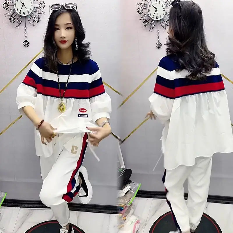 2023 New Fashion Set Women's Slim Loose Fit