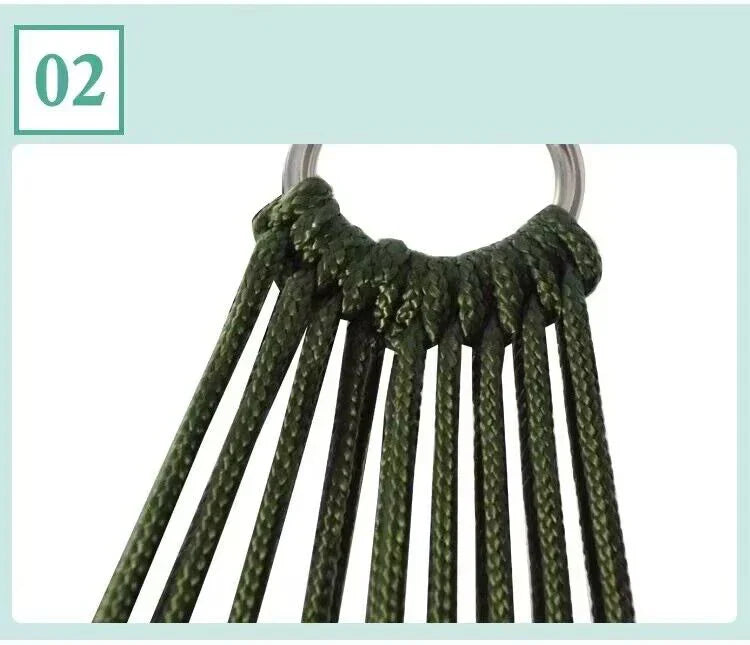 Green Portable Outdoor Sport Hammock Outdoor Camping Hammock