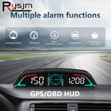 B3 G3 GPS/OBD Car HUD Display - Speedometer, RPM, Water Temp, Overspeed Alarm