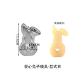 DIY Cement Gypsum Aromatherapy Silicone Mold Easter Love