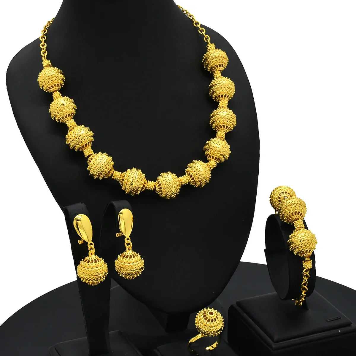 ANIID Africa Luxury Round Ball Jewelry Sets For