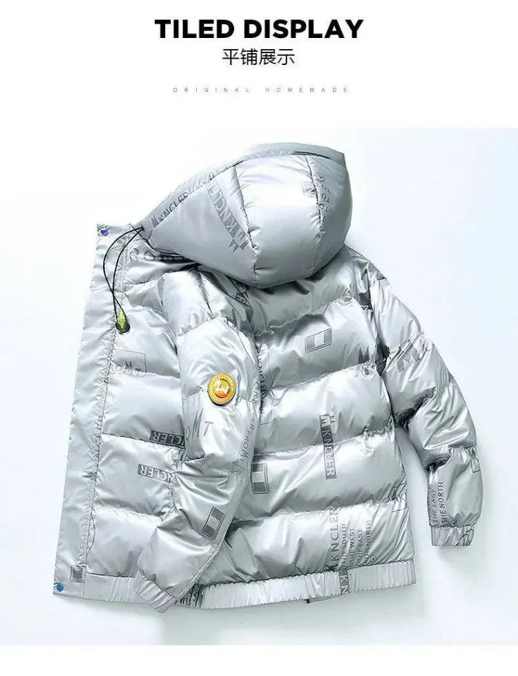 Men's autumn and winter jacket white duck down
