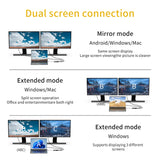 USB C to Dual HDMI Hub 4K60Hz Docking