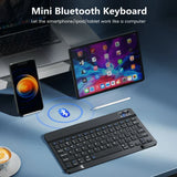 Spanish French Bluetooth Wireless Keyboard Azerty Russian Korean