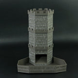 Dice Tower with Bricks Castle Pattern - Ideal