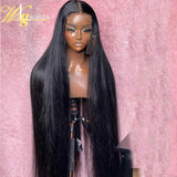 Jet Black 34'' Remy Human Hair HD Lace