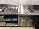 Entertainment Bar Equipment Stainless Steel Ice Chest Cocktail