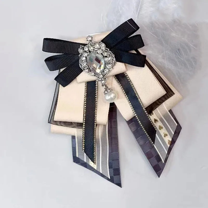 Korean Women's Lolita Bow Tie Brooch Fashion Cosplay