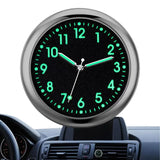 Car Dashboard Clock Mini Quartz Watch Automotive Electronic Clocks Small Analog Dashboard Ornament Auto Interior Accessories