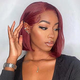 Wear go glueless Bob Wig Lace Front Human