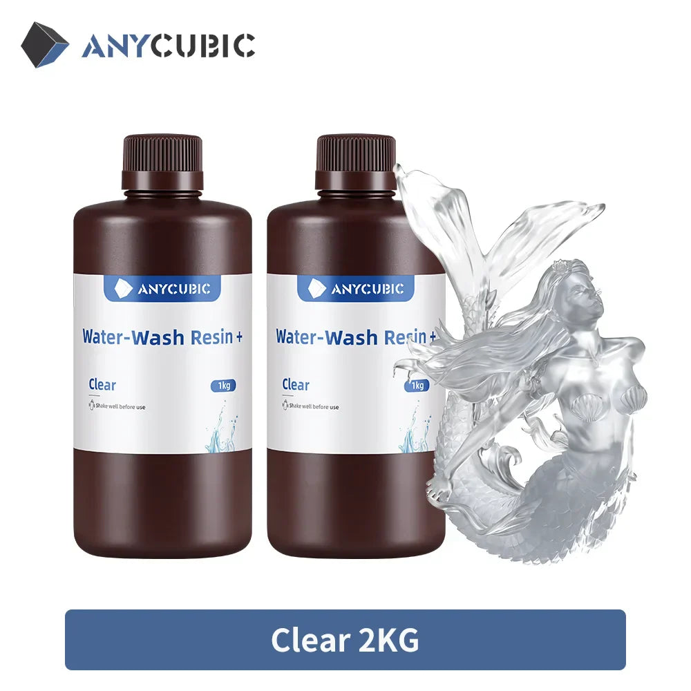 ANYCUBIC 2pcs/lot 405nm Water Washable Resin For LCD