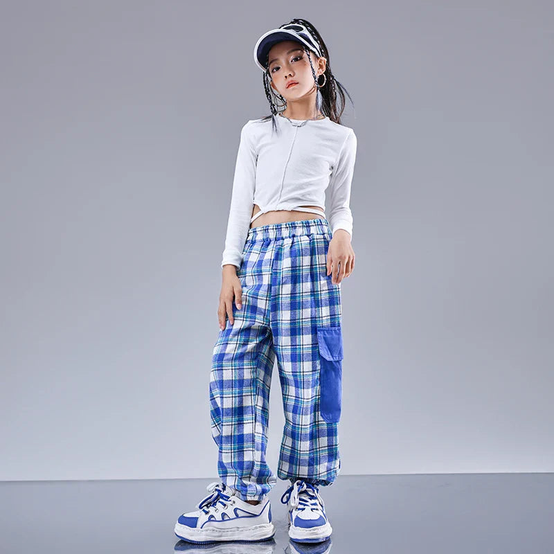 Girls Hip Hop Cool Shirt Street Dance Baggy