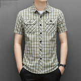 Summer Cotton Men's New in Shirt Slim Fit