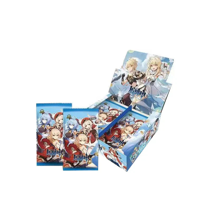 Genshin Impact Cards Anime TCG Game Collection Pack