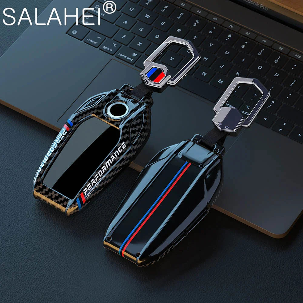 Car Carbon Fibre Key Cover Case Shell For