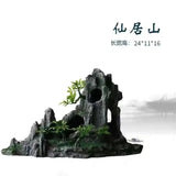 Fish Tank Landscaping Simulation Rockery Layout Aquarium Decoration