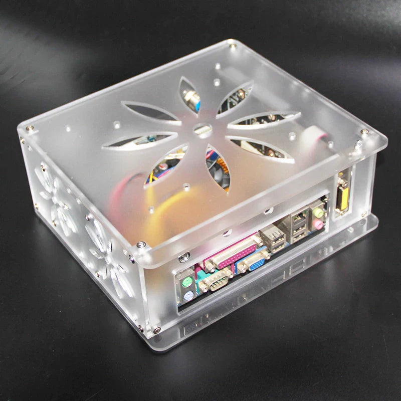 Mini itx computer case Acrylic frosted transparent chassis