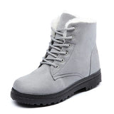 Women Winter Boots Ladies Snow Boots Lace Up