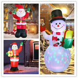 Christmas Inflatable Decoration Toy Built-in LED Lights Inflatable