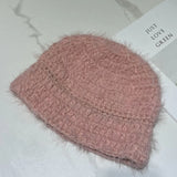 Korean Hand knit Crochet Bucket Hats Spring Summer