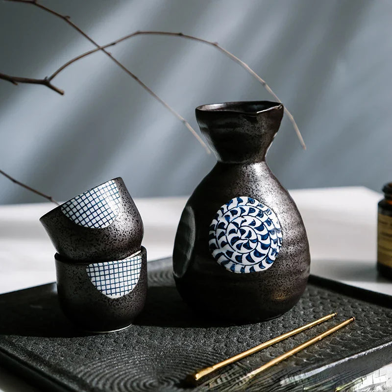 Kitchen Utensils Set Sake Glasses of Wine Bar