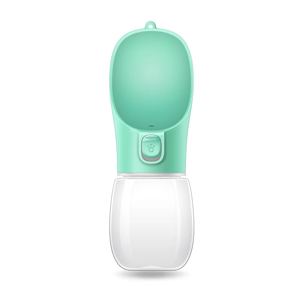 Dog Water Bottle Portable 350ml Leak Proof Feeding