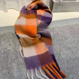 2023 New Winter Cashmere Scarf Women Design Warm